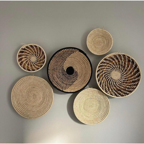 African baskets for deals wall